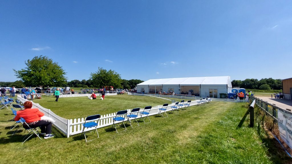 Parade ring at Southern Counties Dog Show