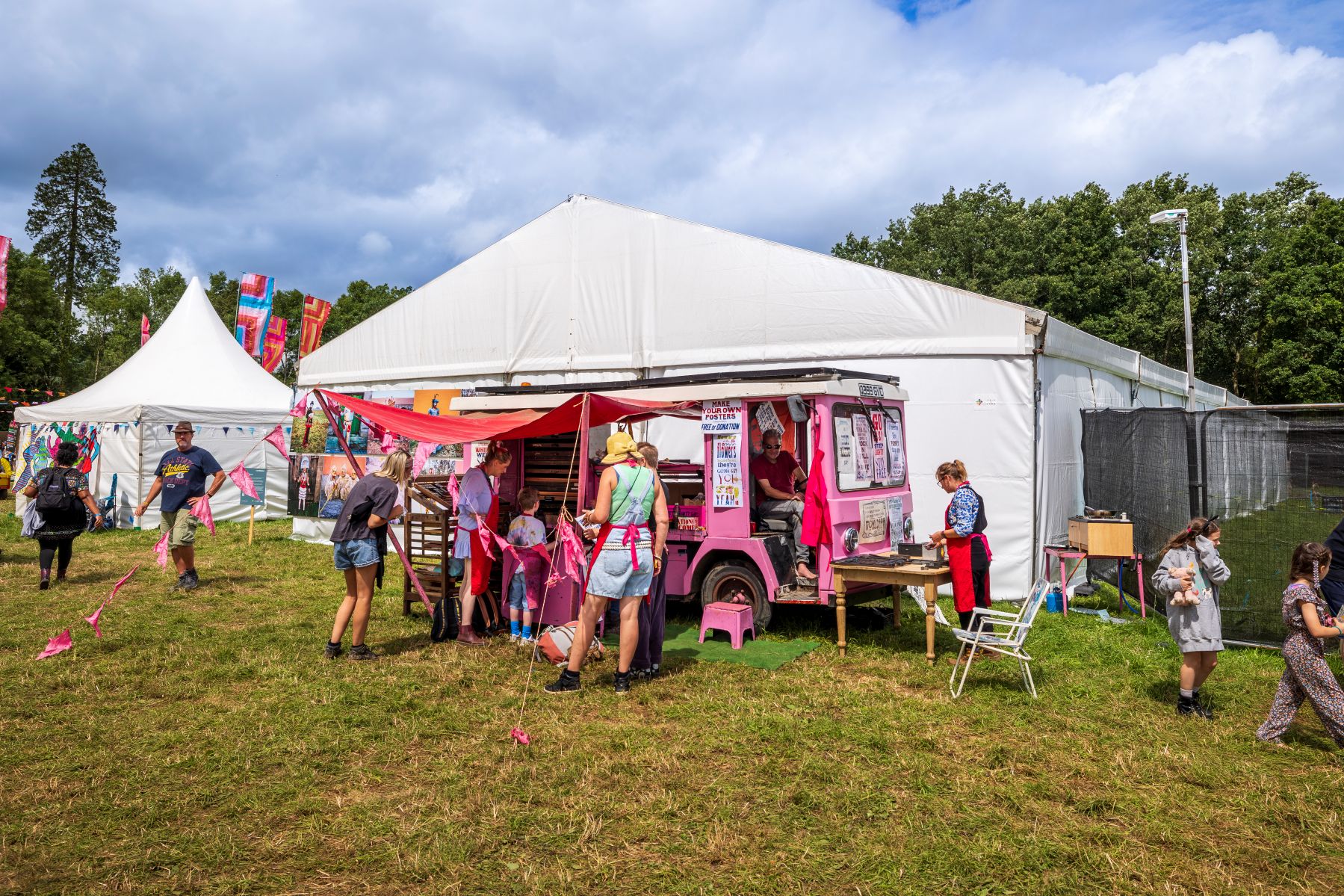 a large marquee for hire at an event in bristol