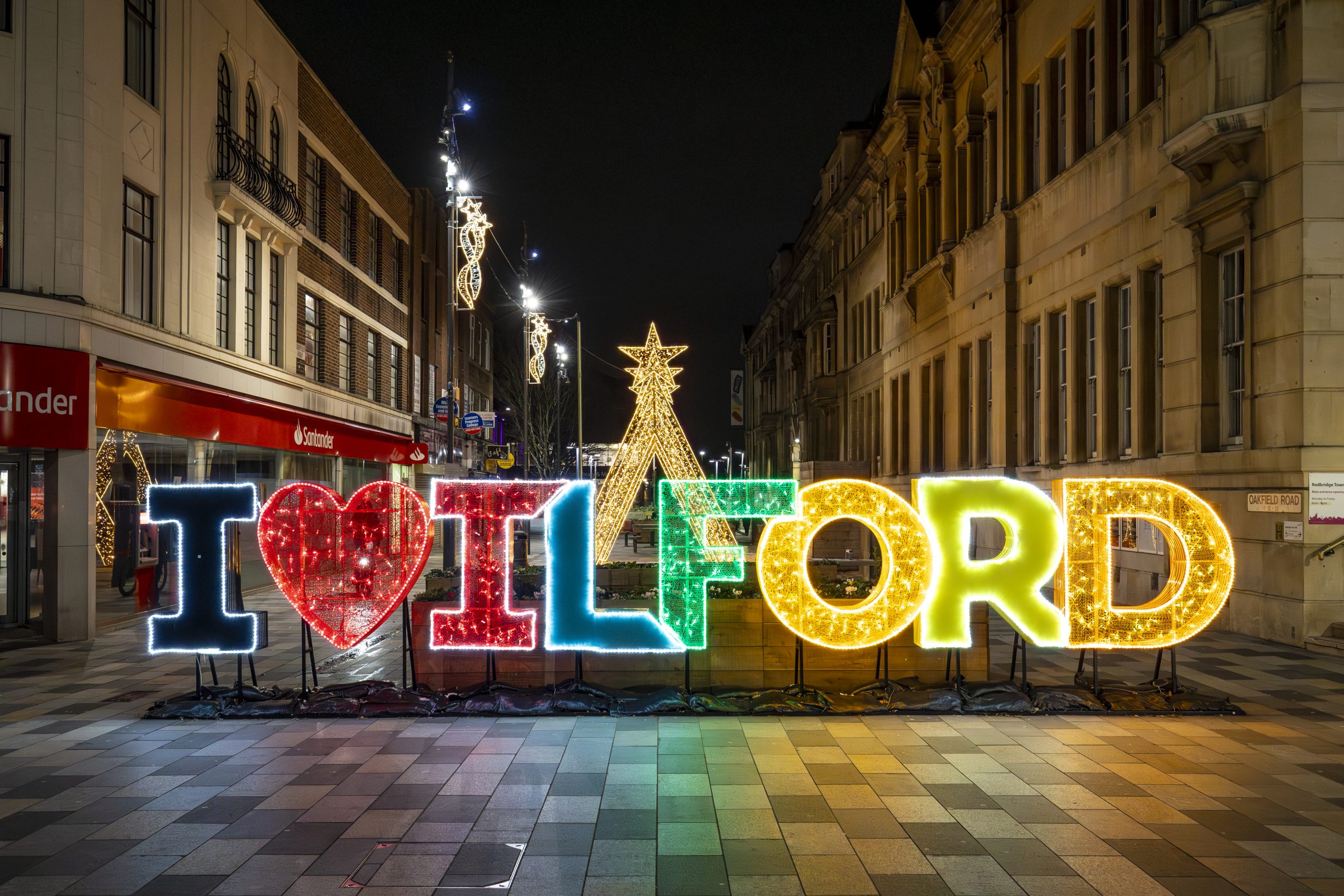 Illuminating Ilford at Christmas